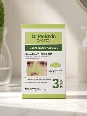 Dr. Melaxin Cactox 3-Step Nose Pore Pack - Green